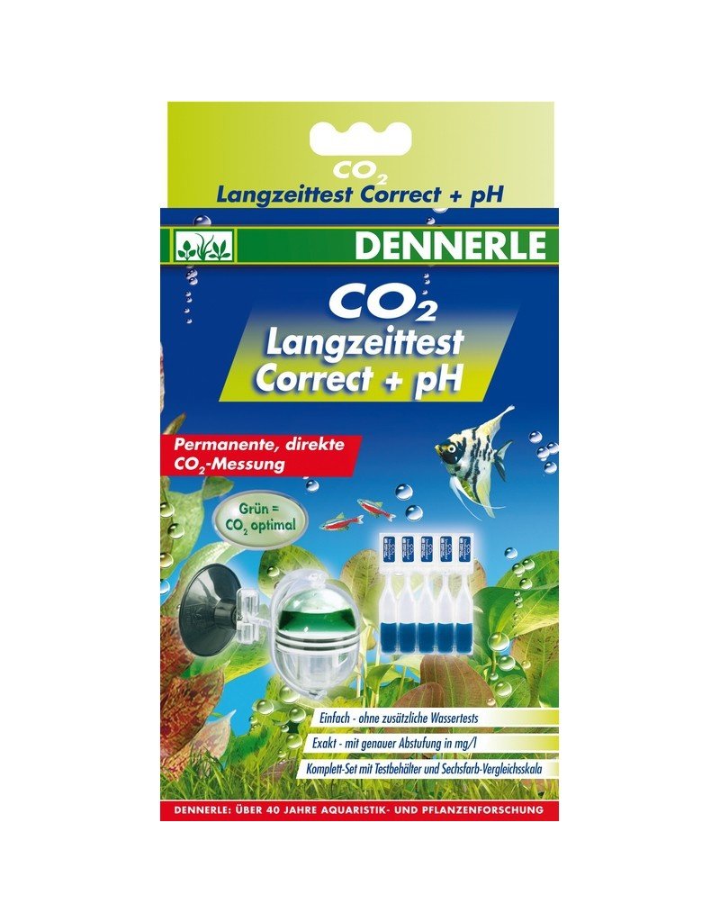 Dennerle CO2 Langzeittest Correct + pH