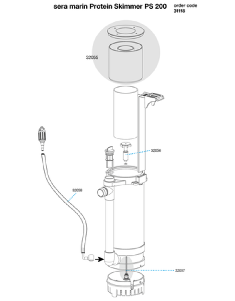 Sera marin Protein Skimmer PS 130