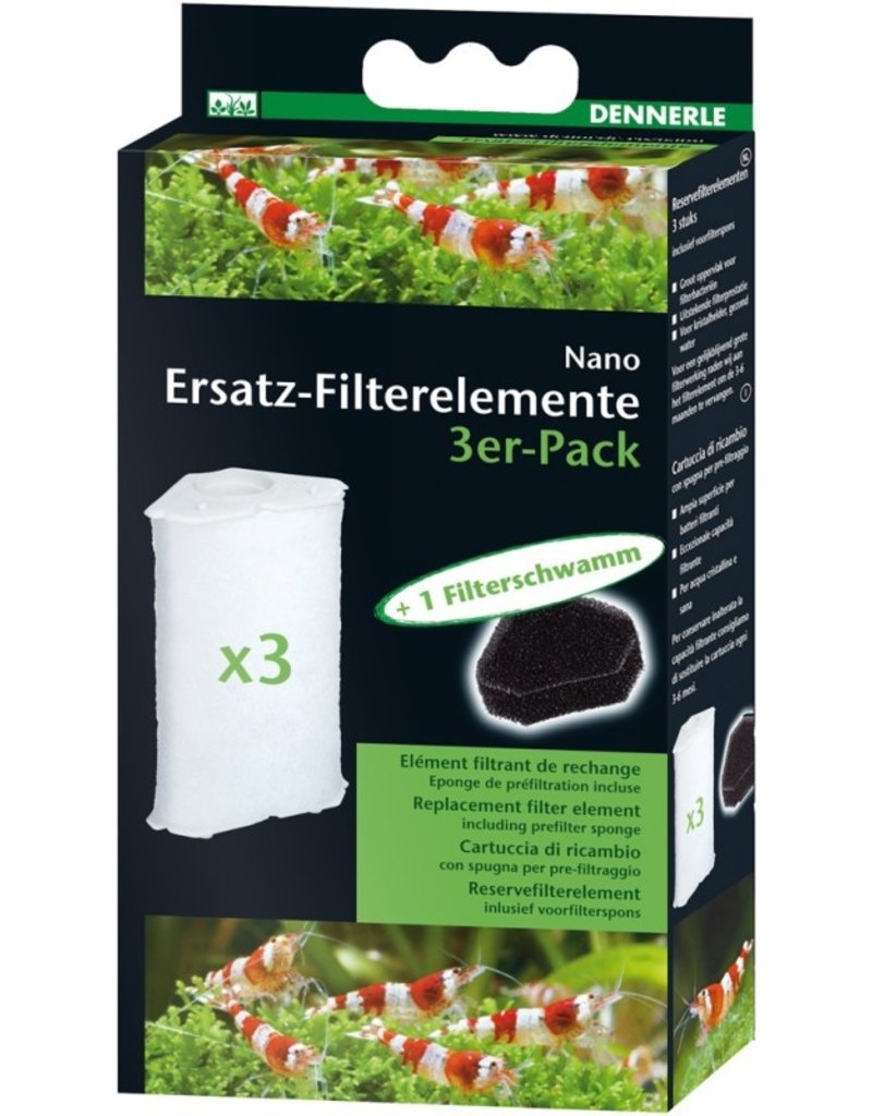 Dennerle Ersatz-Filterelement 3er Pack