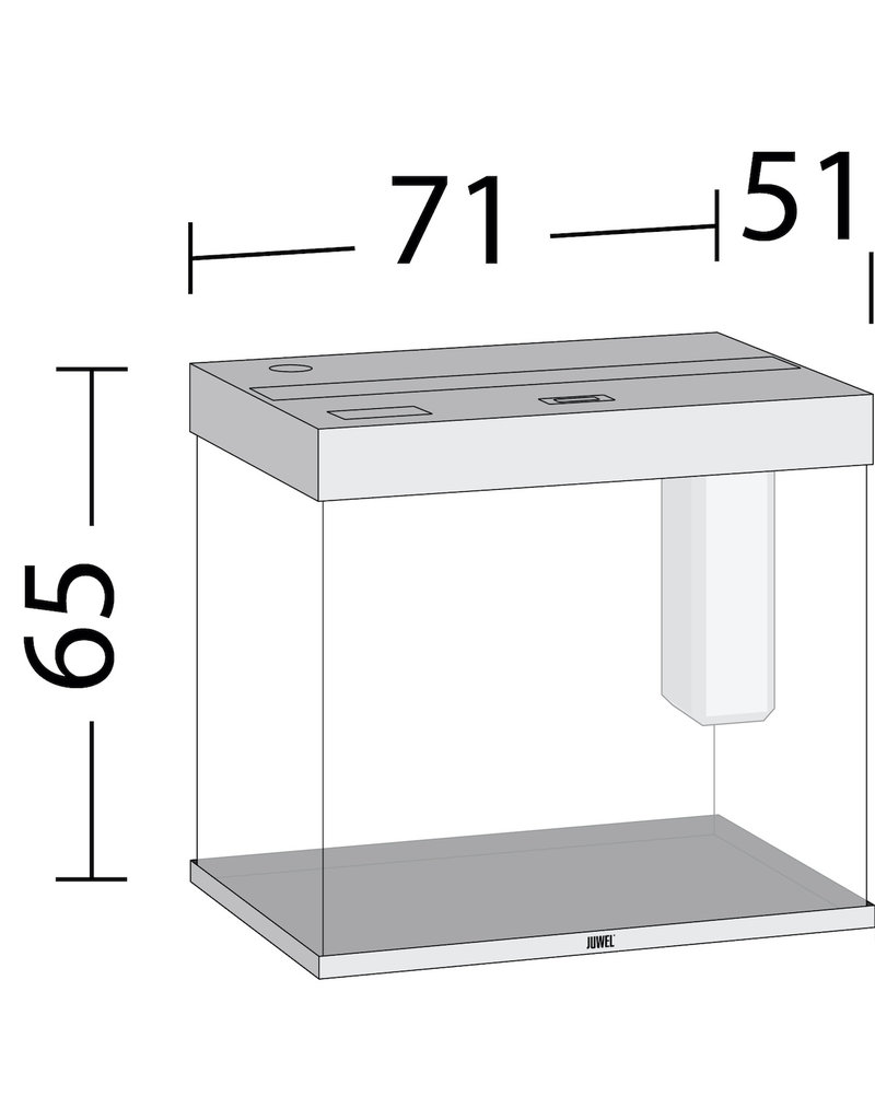 Juwel Aquarium Lido 200 weiß