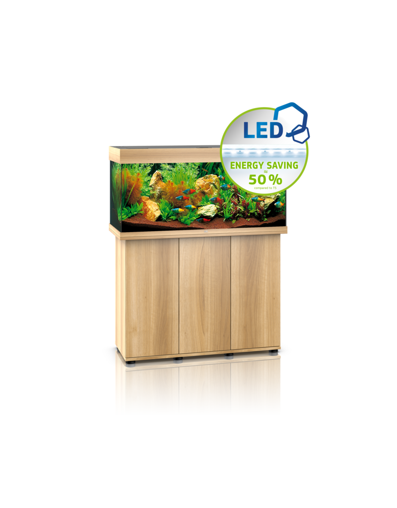 Juwel Rio 180 Aquarium helles Holz Kombination