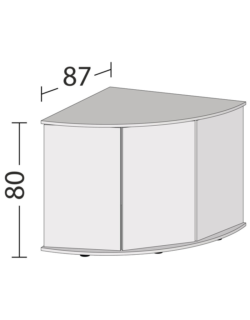 Juwel Trigon 350 Unterschrank schwarz