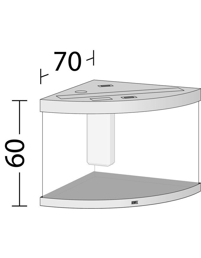 Juwel Trigon 190 Aquarium schwarz