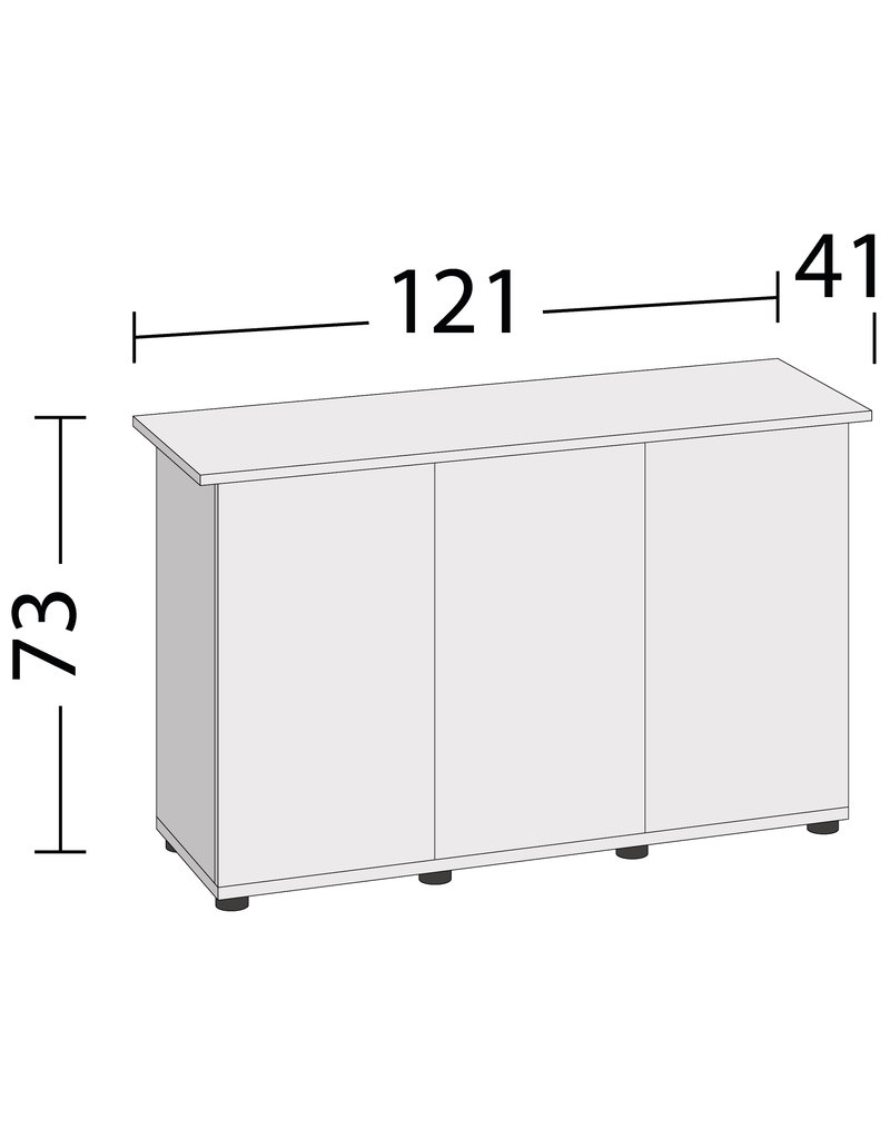 Juwel Rio 240 Unterschrank schwarz