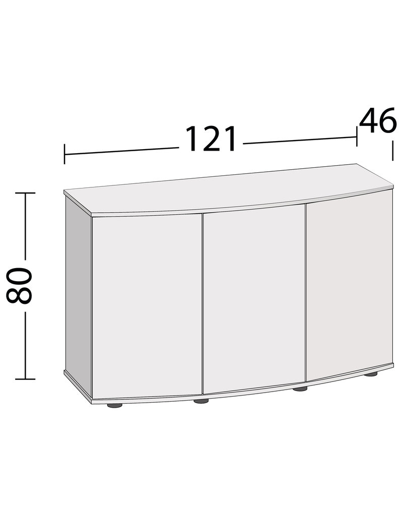 Juwel Vision 260 Unterschrank weiß