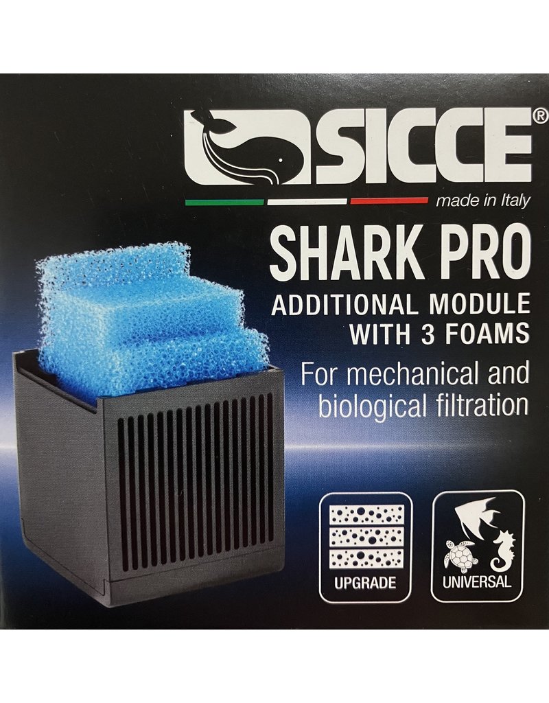 Sicce SICCE SHARK PRO Filtermodul mit 3Stk. Schwämme