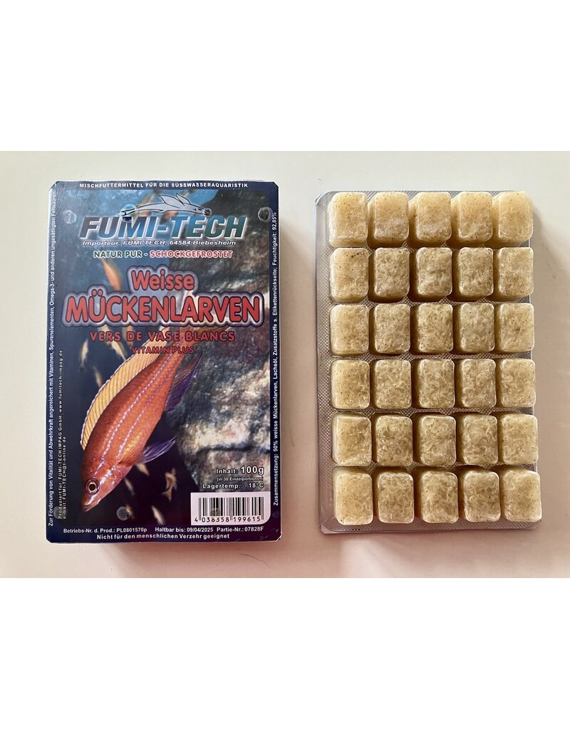 Fumi-Tech Weiße Mückenlarven 10x 100g Blister (1000g)