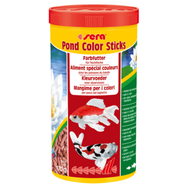 Sera Pond Color Sticks Mangime Per Pesci Laghetto - 3800ml, Con Krill Per Colorazione Intensa - Foto 9