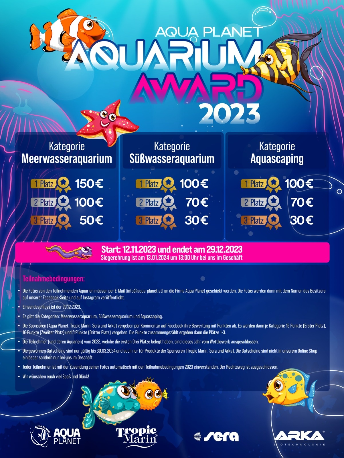 Aqua Planet Aquarium Award 2023