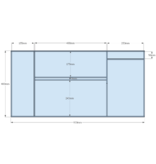 D-D D-D Aqua-Pro Reef 1500  - BLACK SATIN - Meerwasseraquarium / Unterschrank mit Metallrahmen