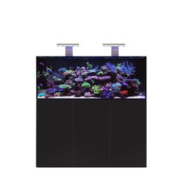 D-D D-D Aqua-Pro Reef 1500  - BLACK SATIN - Meerwasseraquarium / Unterschrank mit Metallrahmen