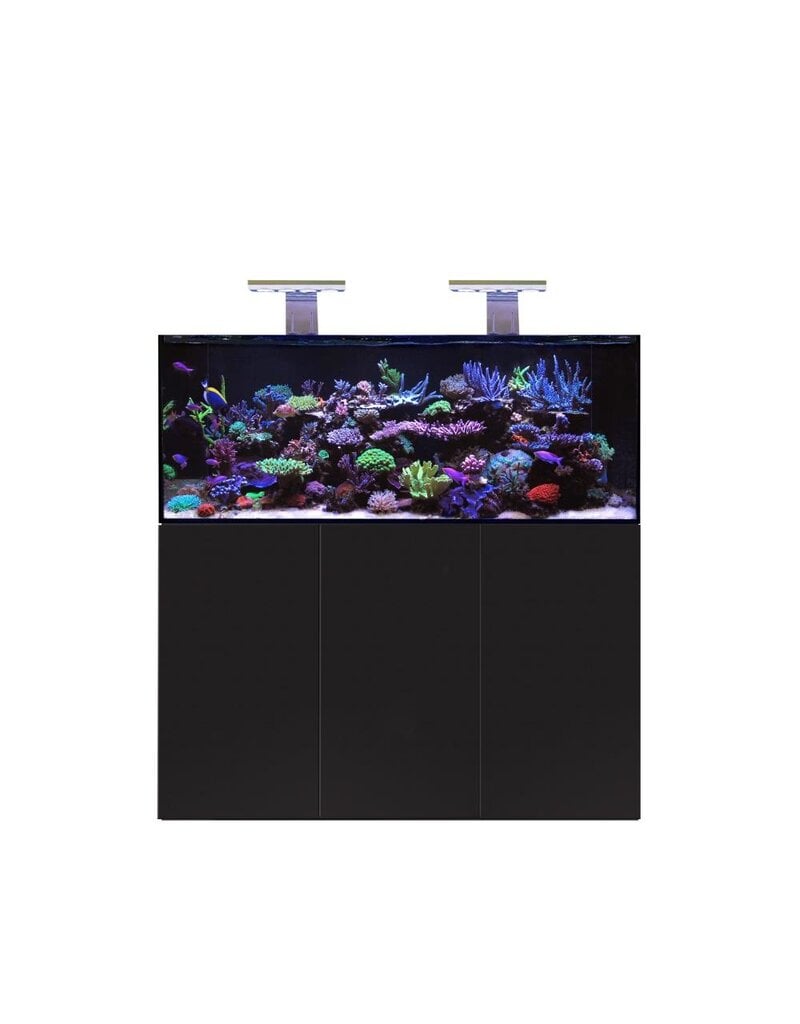 D-D D-D Aqua-Pro Reef 1500  - BLACK SATIN - Meerwasseraquarium / Unterschrank mit Metallrahmen
