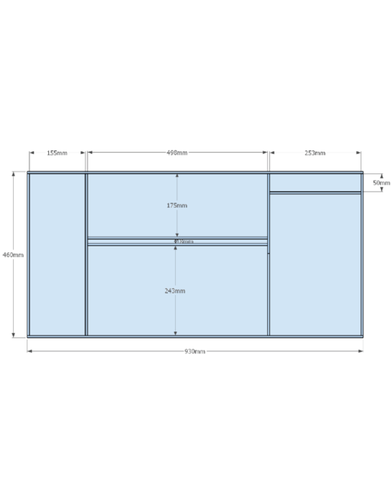 D-D D-D Reef-Pro 1500 - NATURAL OAK - Meerwasseraquarium / Unterschrank mit Metallrahmen