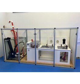 Aquariengestell Aluminium mit Nut 200x65x100cm gebraucht