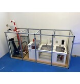 Aquariengestell Aluminium mit Nut 200x65x100cm gebraucht