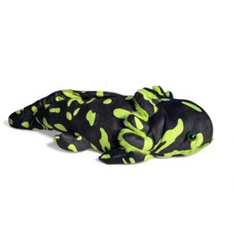 Plüsch Axolotl schwarz/grün