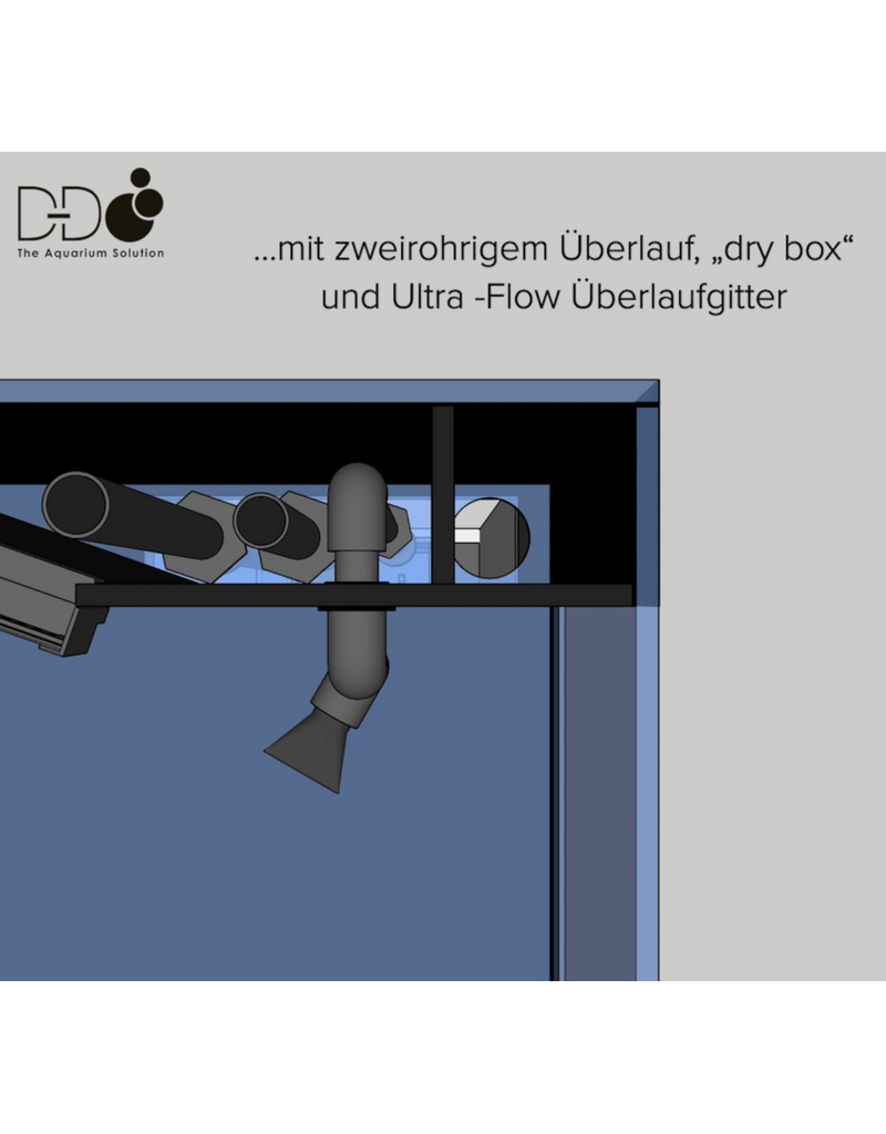D-D D-D Reef-Pro 600 - ANTHRACITE GLOSS Meerwasseraquarium