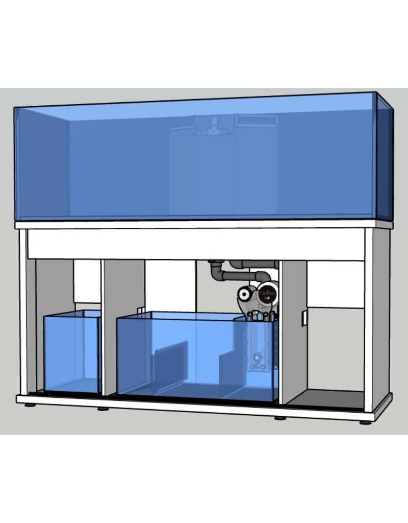 D-D D-D Reef-Pro 1800 - CARBON OAK Meerwasseraquarium