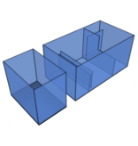 D-D D-D Reef-Pro 1800 - CARBON OAK Meerwasseraquarium