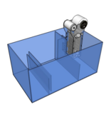 D-D D-D Reef-Pro 1800 - CARBON OAK Meerwasseraquarium