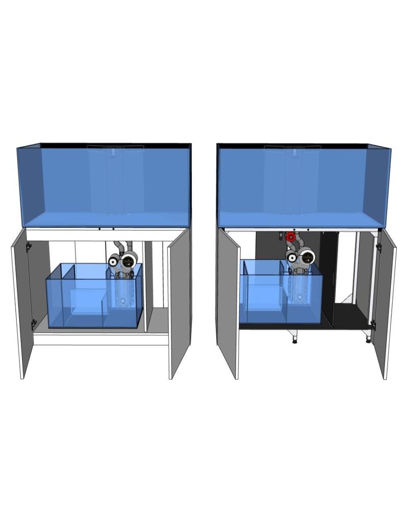 D-D D-D Aqua-Pro Reef 1200 - WHITE GLOSS Meerwasseraquarium