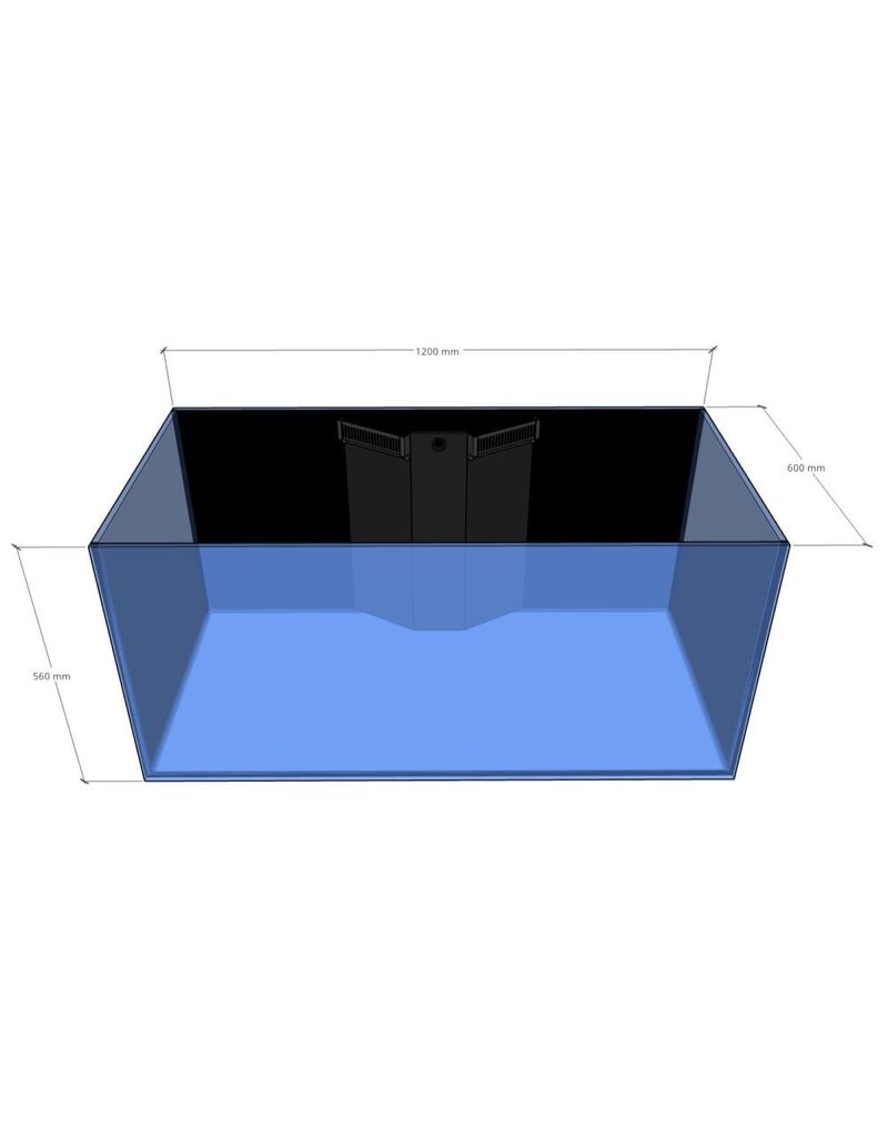 D-D D-D Aqua-Pro Reef 1200 - ANTHRACITE GLOSS Meerwasseraquarium