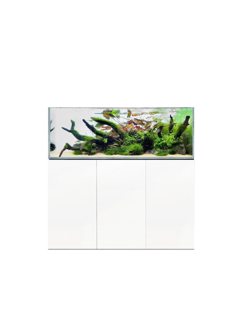 D-D D-D Aqua-Pro Aquascaper 1500 - WHITE GLOSS Süsswasseraquarium - Unterschrank mit Metallrahmen