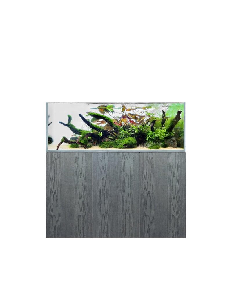 D-D D-D Aqua-Pro Aquascaper 1500 - CARBON OAK Süsswasseraquarium - Unterschrank mit Metallrahmen