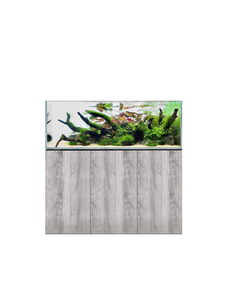 D-D D-D Aqua-Pro Aquascaper 1500 - DRIFTWOOD CONCRETE Süsswasseraquarium - Unterschrank mit Metallrahmen