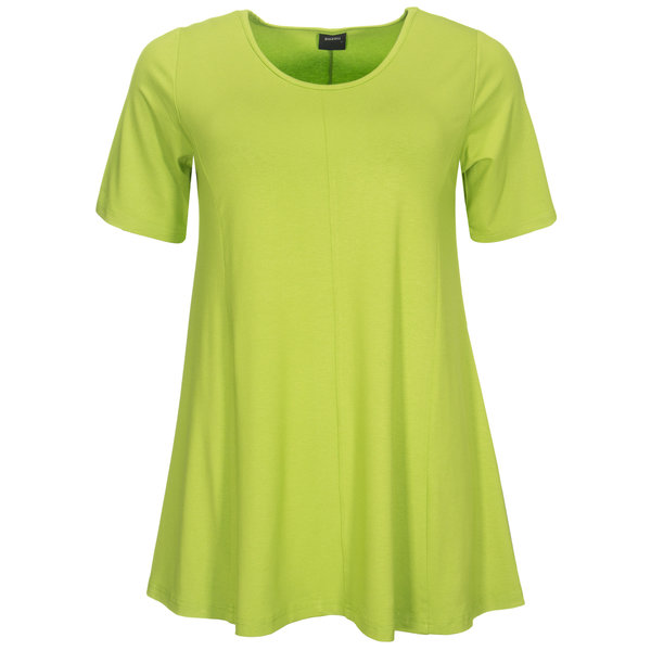 ZAZOU ZAZOU A-LIJN SHIRT KORTE MOUW LIME