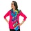 ZAZOU SHIRT AMY 3/4 MOUW FUCHSIA