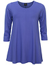 ZAZOU SHIRT A-LINE 3/4 MOUW LAVENDEL