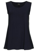 ZAZOU HEMD bamboe-katoen darknavy