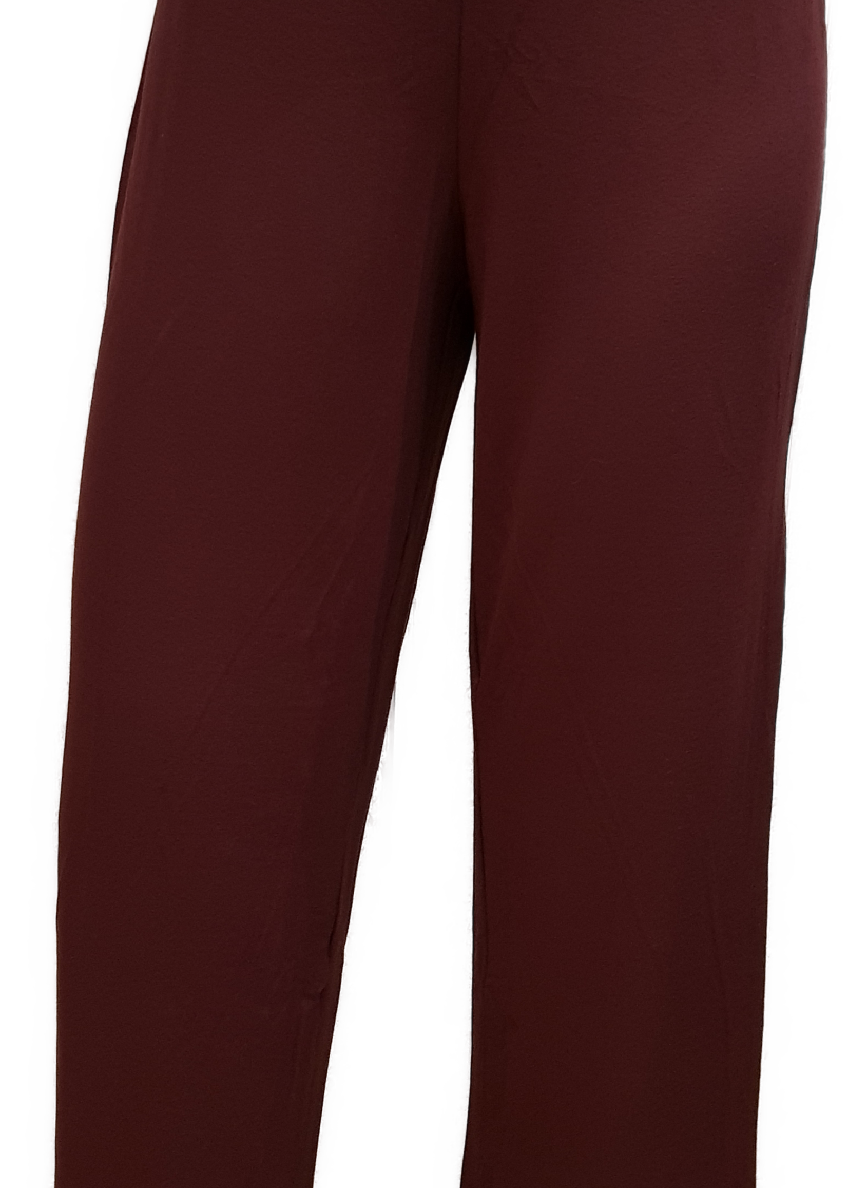 ZAZOU Vest donker bordeaux met split