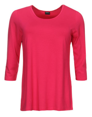 ZAZOU SHIRT AMY 3/4 MOUW FUCHSIA