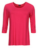 ZAZOU SHIRT AMY 3/4 MOUW FUCHSIA