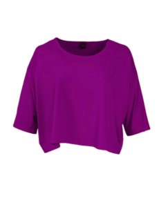 ZAZOU SHIRT MERY KORT D.FUCHSIA