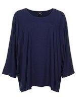 Zazou Shirt Mery lang met lange mouw d.navy
