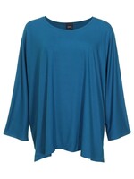 Zazou Shirt Mery lang met lange mouw l.petrol
