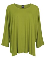 Zazou Shirt Mery lang met lange mouw olivegreen