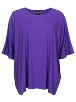 Zazou Shirt Mery lang met korte mouw paars