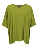 Zazou Shirt Mery lang met korte mouw olivegreen