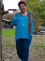ZAZOU BROEK LIA - PETROL