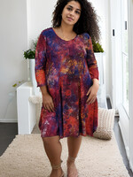 ZAZOU JURK/TUNIEK JOLA  3/4 MOUW  HERFST