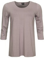 ZAZOU SHIRT AMY 3/4 MOUW  KAKI