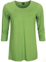ZAZOU SHIRT AMY 3/4 MOUW  KIWI
