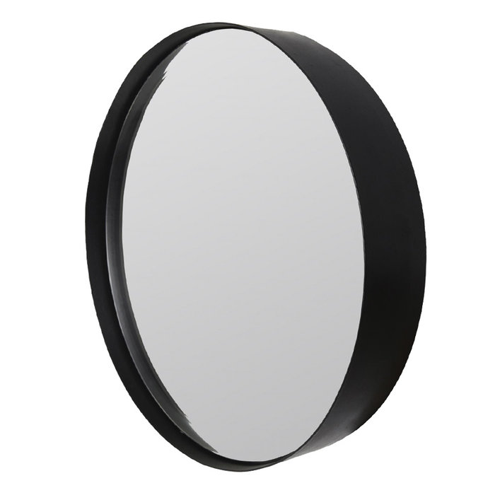 DMC  Ronde Spiegel Otis Zwart Staal |  ⌀ 110 cm