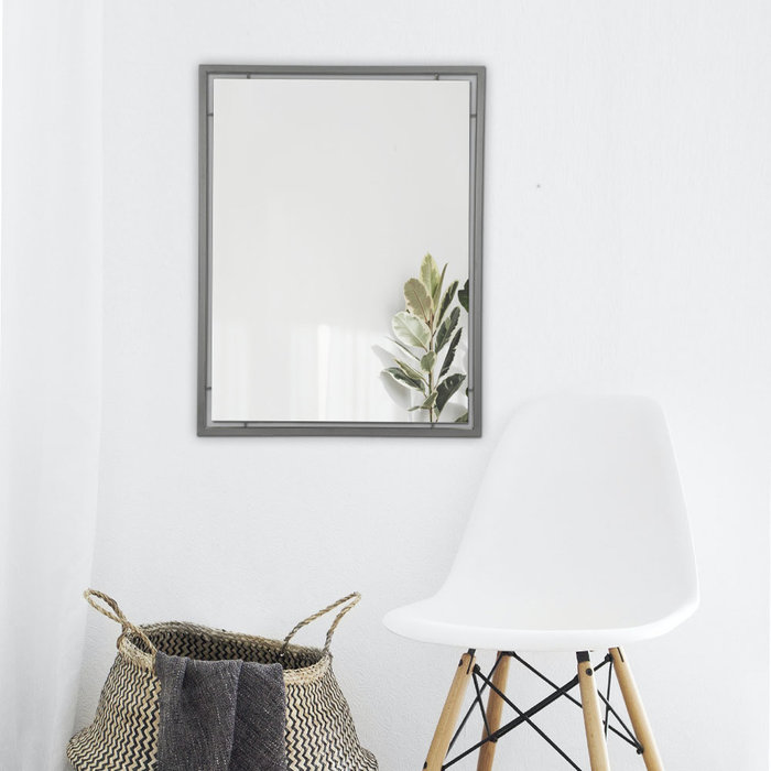 Wandspiegel Trent met Diep Stalen Frame