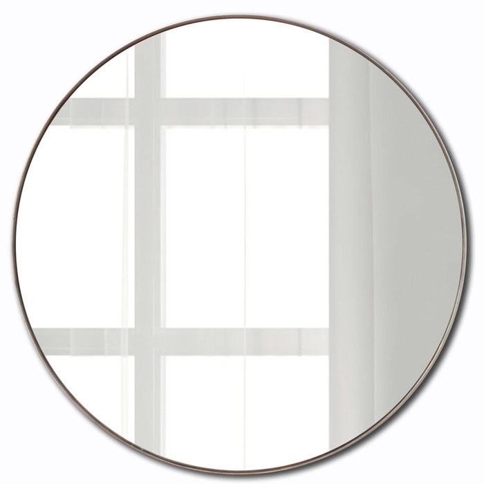 DMC  Ronde Spiegel Goud Laurent 75 cm Stalen Frame