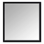 Spiegel Finn Zwart - 52,5 cm x 52,5 cm